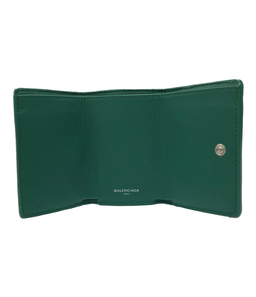 Balenciaga Wallet fold Tri Paper Black